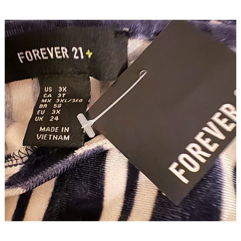 Striped Jumpsuit Forever 21 Jumpsuit Striped Jumpsuit NEW WITH TAGS  Size 3X